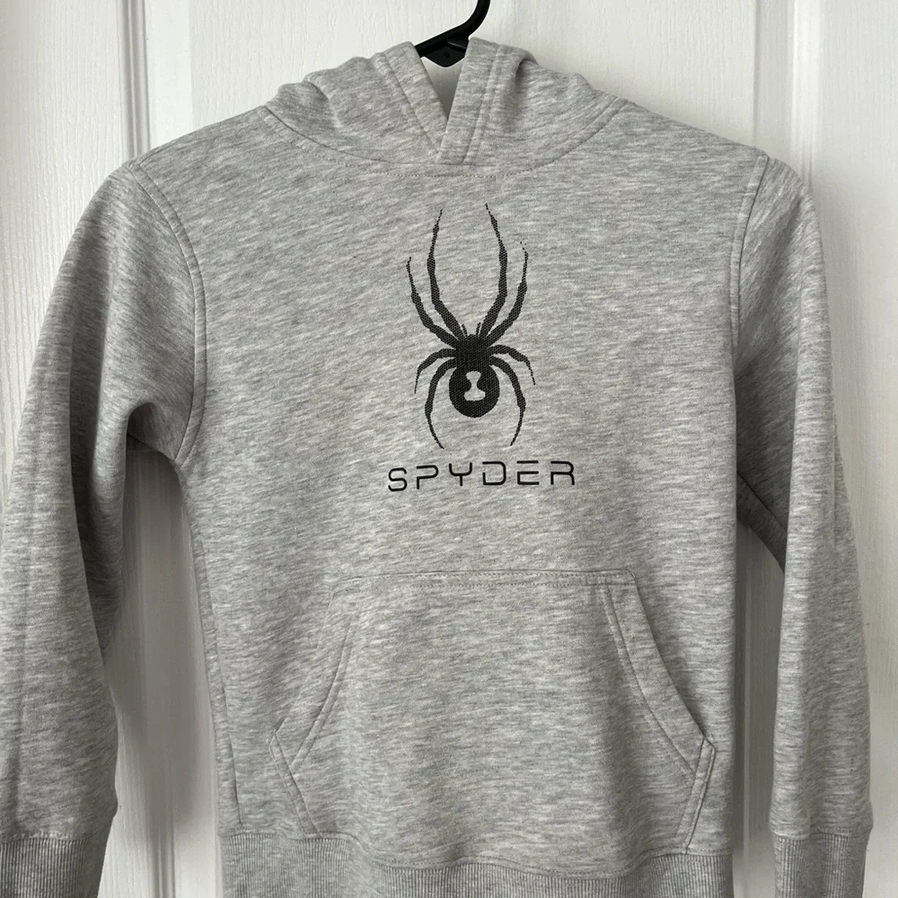 SPYDER KIDS HOODIES BUNDLE Athletic Sweatshirt | Black & Grey | Size 7/8 - Picture 3 of 10